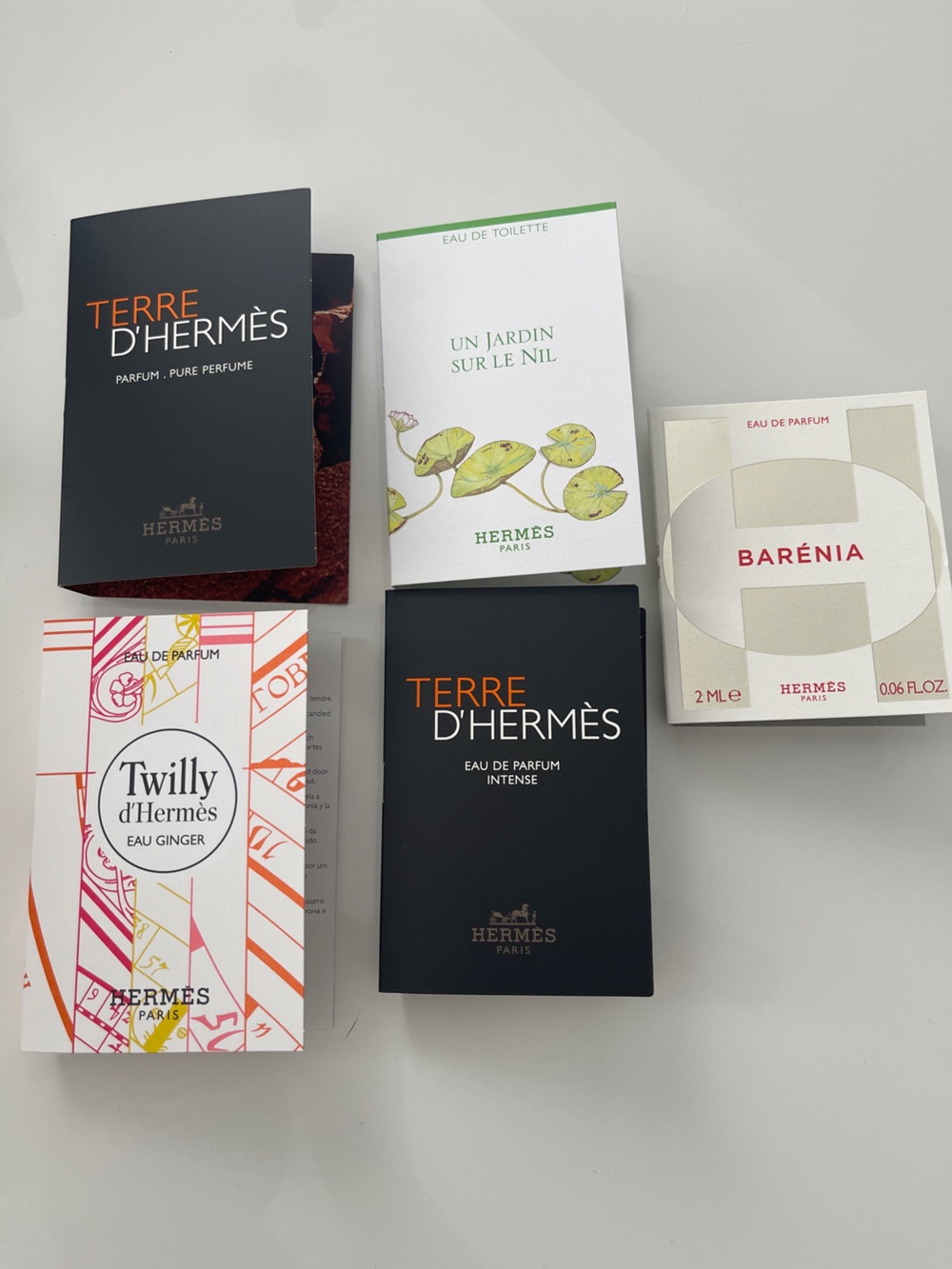 5 pc Perfume Sampler Variety Pack NEW
